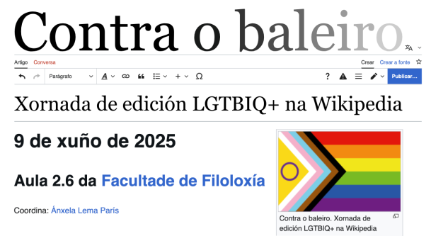 Cartaz-resumo da xornada "Contra o baleiro"